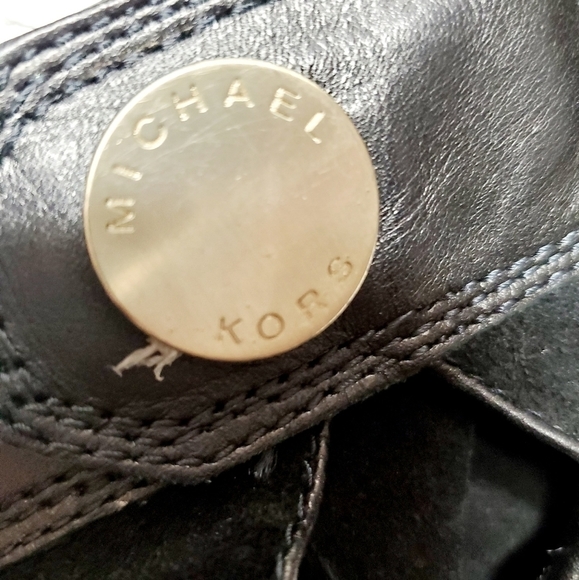 MICHAEL KORS Black Suede Slouchy Heeled Boots 10 - Picture 5 of 11